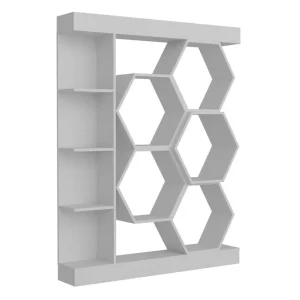 Desgrar Bokhylla 140x177,4 cm Vit - Förvaring Bästa pris