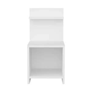 Rinorea Sängbord 35,6x72 cm Vit - Möbler Erbjudandepris