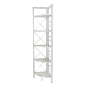 Desgrar Bokhylla 30,5x160 cm Vit - Förvaring Rabatt