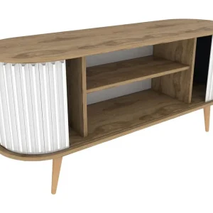 Andifli Tv-bänk 140x64 cm Brun - Möbler Billigare