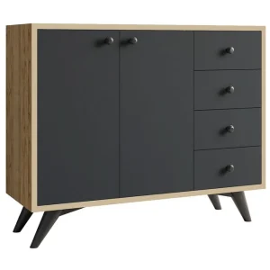 Desgrar Förvaringsskåp 100x82 cm Brun - Förvaring Premium
