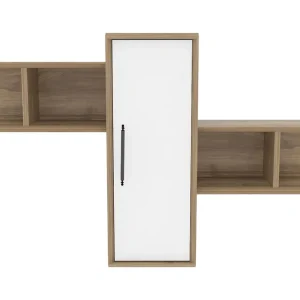 Rinorea Vägghylla 118,6x51,8 cm Brun - Förvaring Rabatt