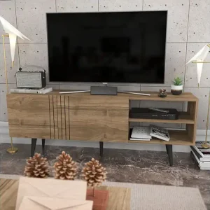 Kundfavorit Andifli Tv-bänk 160x38,6 cm Brun - Möbler