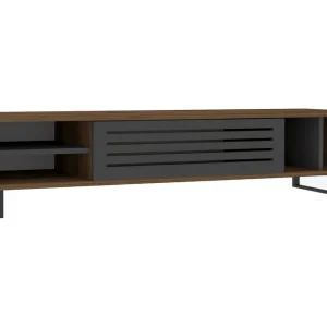 Rinorea Tv-bänk 160x35 cm Brun - Möbler Erbjudande