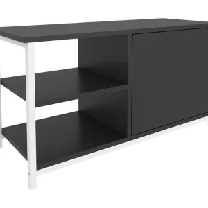 Snabb leverans Andifli Tv-bänk 89,6x50,8 cm Vit - Möbler