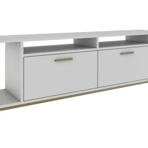risnedsättning Rinorea Tv-bänk 160x50,8 cm Vit - Möbler