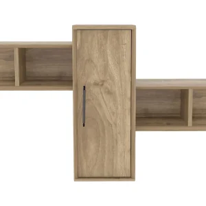 Rinorea Vägghylla 118,6x51,8 cm Brun - Förvaring Premium
