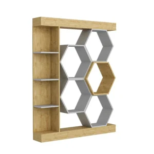 Premium Desgrar Bokhylla 140x177,4 cm Vit - Förvaring