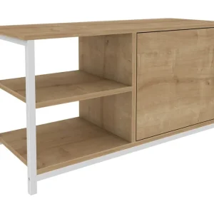 Andifli Tv-bänk 89,6x50,8 cm Vit - Möbler Säker betalning