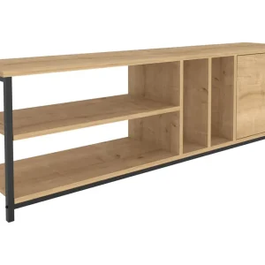 Andifli Tv-bänk 140x50,8 cm Svart - Möbler Populärt val