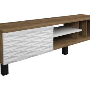 Snabb leverans Rinorea Tv-bänk 140x40,3 cm Brun - Möbler