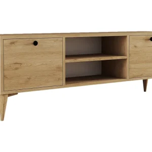 Rabatter Tv-bänk Zakkum 138x42,6 cm Brun - Möbler