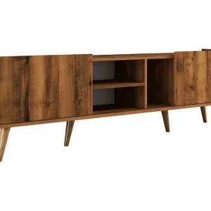 Tv-bänk Zakkum 180x52 cm Brun - Möbler Sänkt pris