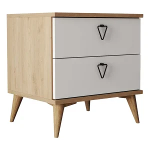 Nedsatt pris Sängbord Zakkum 52x55,1 cm Brun - Möbler