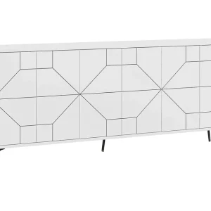 Snabb leverans Rinorea Konsollbord 184x77,4 cm Vit - Möbler