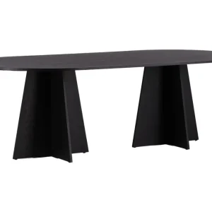 Premium Venture Home Matbord Venture Home Bootcut Matbord 230x115x75 cm Oval Black - Möbler