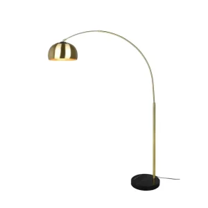 Outlet Trio Lighting Argentina Golvlampa E27 mattmässing Matt mässing - Belysning
