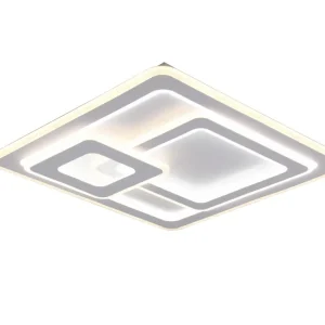 Snabb leverans Trio Lighting Mita LED Plafond square mattvit Matt vit - Belysning