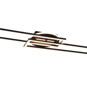 Trio Lighting Twister LED Plafond mattsvart Matt svart - Belysning Expressleverans