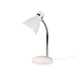 Trio Lighting Harvey Bordslampa E27 mattvit Matt vit - Belysning Rabatter