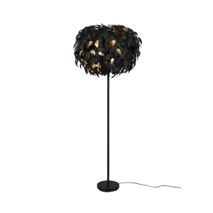 Trio Lighting Leavy Golvlampa 3xE14 mattsvart Matt svart - Belysning Handla nu
