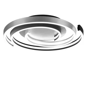Trio Lighting Caya LED Plafond borstad aluminium Aluminium - Belysning Kundfavorit