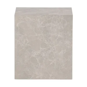 Utförsäljning Venture Home York High Travertin Sidobord 40x40x45 cm Beige - Möbler