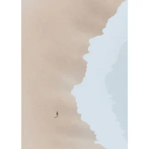 Venture Home Poster Beach 50x70 cm Beige - Inredning Endast idag