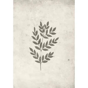 Venture Home Poster Spring leaf 21x30 cm Beige - Inredning Endast denna vecka