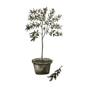 Kampanj Venture Home Poster Olive 50x70 cm Vit/Grön - Inredning