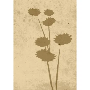 Trygg betalning Venture Home Poster Flower art 21x30 cm Beige - Inredning