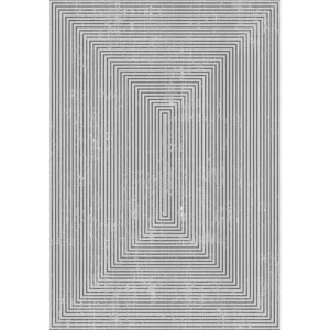 Venture Home Poster Symmetrical 70x100 cm Grå - Inredning Kampanjpris
