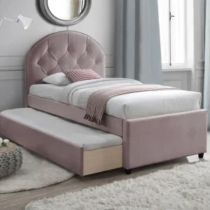 Lägg i varukorgen Lara Säng 90x205 cm Harmony Uno Madrass Mauve - Möbler