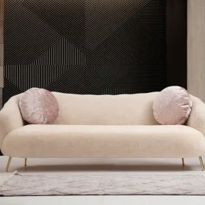 Caraquet Soffa 3-sits Beige - Möbler Nyhet