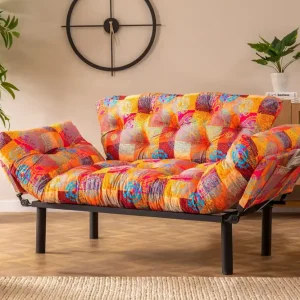 Säker betalning Maryborough Bäddsoffa 2-sits 155x73 cm Flerfärgad - Möbler