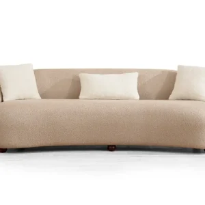 Outlet Scone Soffa 3-sits Brun|Bouclé - Möbler