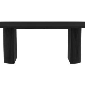Rabatt Bark Kopparbo Matbord 200 cm Svart trä - Möbler
