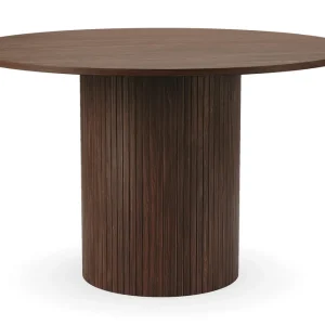 risnedsättning Bark Kopparbo Runt Matbord 120 cm för 6 personer Mörkbrunt / Valnöt / Trä - Möbler