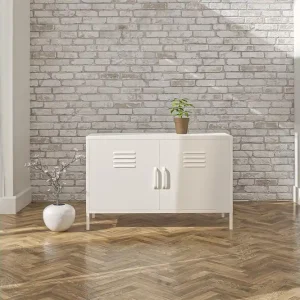 Dorel Home Mission District Skänk 100x40 cm Vit Dorel Home - Förvaring Fynd