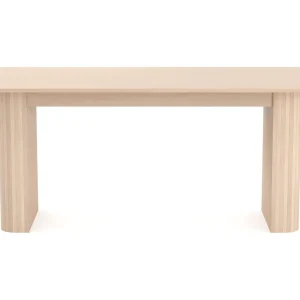 Billigare Bark Kopparbo Matbord 180-240 cm Förlängningsbart Ljust vitlaserat ekträ - Möbler