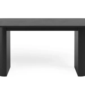 Bark Kopparbo Matbord 160 cm Svart trä - Möbler Outlet