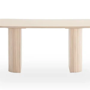 Bark Kopparbo Soffbord 120 cm Vitlaserad Ek - Möbler Lågt pris