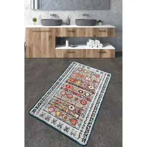Nini Badrumsmatta 70x120 cm Rektangulär Flerfärgad - Textil & mattor Lågt pris