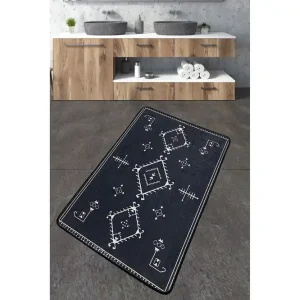 Köp nu Nikky Badrumsmatta 70x120 cm Rektangulär Mörkgrå - Textil & mattor