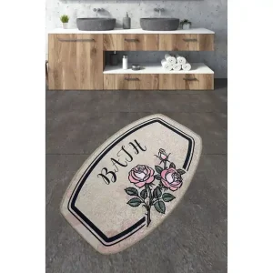 Nikhad Badrumsmatta 70x120 cm Rektangulär Flerfärgad - Textil & mattor Kundfavorit