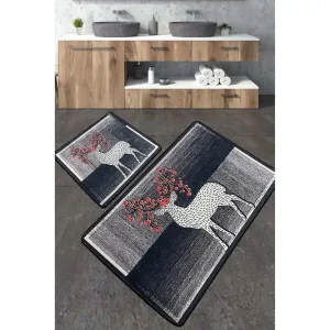 Nicholson Badrumsmatta 60x100 cm Rektangulär Flerfärgad - Textil & mattor Billigare