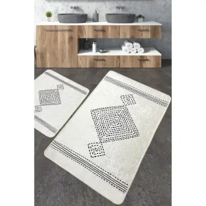 Niksiya Badrumsmatta 60x100 cm Rektangulär Flerfärgad - Textil & mattor Sista chansen