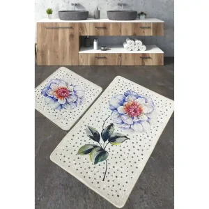 Rea Stoneburn Badrumsmatta 60x100 cm Rektangulär Flerfärgad - Textil & mattor