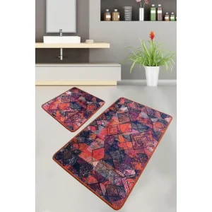 Nilam Badrumsmatta 60x100 cm Rektangulär Flerfärgad - Textil & mattor Snabb frakt