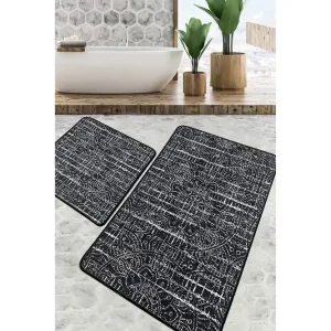 Nedsatt pris Nikkam Badrumsmatta 60x100 cm Rektangulär Flerfärgad - Textil & mattor